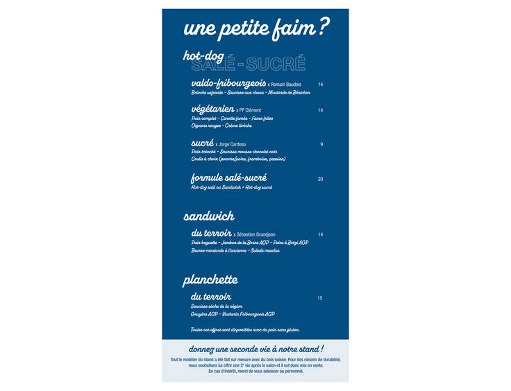 Carte FAIM dimanche