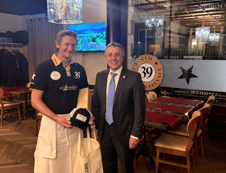 Philippe Roschy et Ignazio Cassis